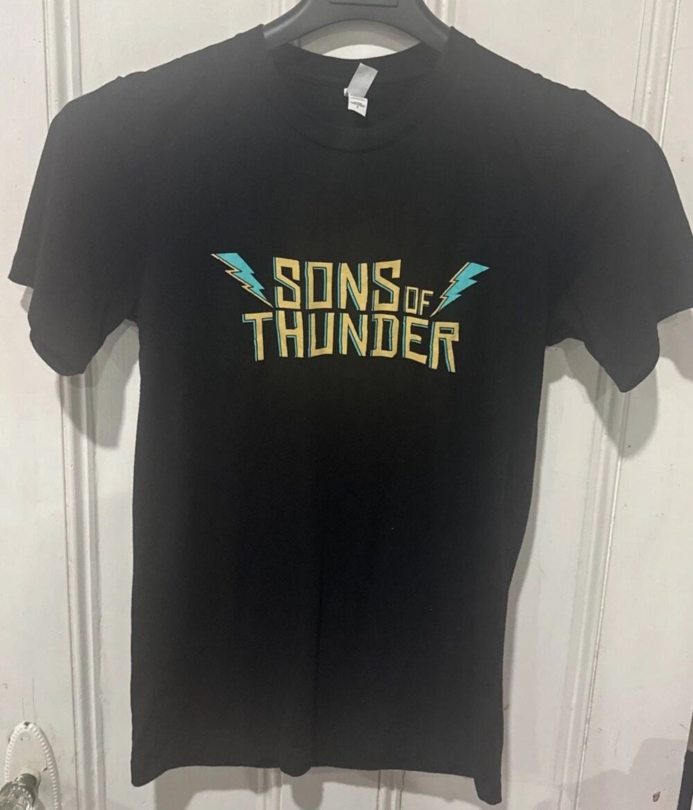 Sons of Thunder The Chosen Tour T-Shirt Black Small Graphic Concert Tee 2024